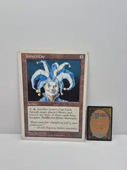 MTG Magic The Gathering - Jester's Cap - Oversized Artifact 6x9 Promo Card - Image 1