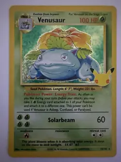 Venusaur Celebrations 15/102 Holo NM Classic Collection Pokemon Card - Image 1