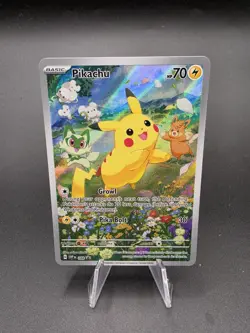 Pokemon TCG: Pikachu 088 Scarlet & Violet Promo Card Holo Full Art - Image 1