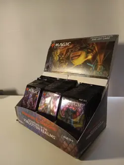 Set Booster Box 30 Ct Adventures in The Forgotten Realms AFR MTG 7/23 Open Box 630509982875 - Image 2
