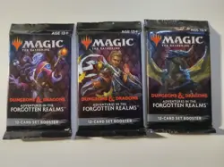 Set Booster Box 30 Ct Adventures in The Forgotten Realms AFR MTG 7/23 Open Box 630509982875 - Image 4