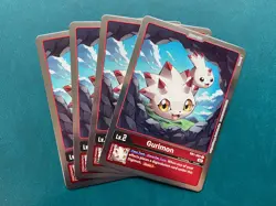Gurimon RB1-001 Playset Resurgence Booster Digimon Card Game x4 - Image 1