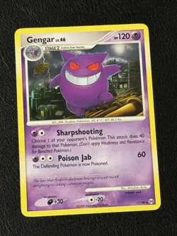 Gengar 17/99 Arceus Pokemon Card Regular Rare Excellent Lightly Played - Image 1