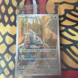 Pokemon Mimikyu TCG Black Star Promo Card Paldean Fates ETB Sealed 1 - Image 1