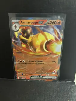 Pokemon Armarouge EX Holo Rare Armor Cannon 260 HP Battle Academy 2024 Card 105 - Image 1