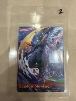 Pokemon TCG Amiibo Card Shadow Mewtwo only available at 2016 Pokken Tournament - Image 1
