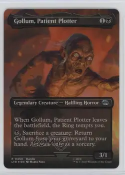 Borderless Scene - Gollum Patient Plotter (Mount Doom Scene) Foil #0450 - Image 1