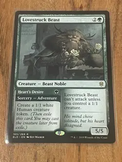 Lovestruck Beast Throne of Eldraine Magic The Gathering MTG NM+ - Image 1