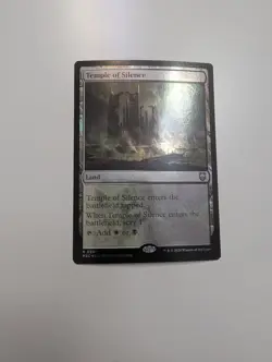 MTG - Temple of Silence (Ripple Foil) - Commander: Modern Horizons 3 NM/M Cond - Image 1