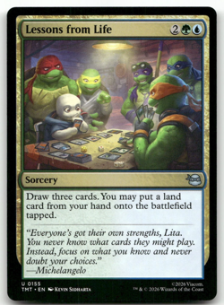 FOIL Lessons from Life #155 (NM) TMT Magic MTG - Image 1