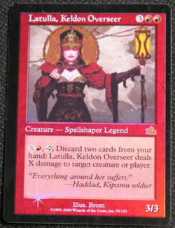 Latulla, Keldon Overseer *FOIL* - MtG Magic the Gathering - Prophecy *LP* - Image 1