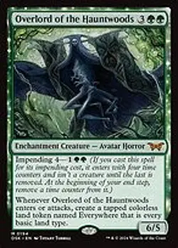 Overlord of the Hauntwoods (DSK-194) - mythic: (enchantment) Near Mint - Image 1