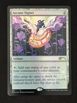 1x MTG Arcane Signet (201, Foil) - Secret Lair Drop Series (SLD) - Magic - Image 1