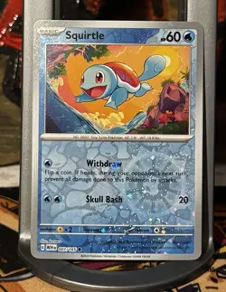 Squirtle 007/165 Reverse Cosmos Holo Costco Exclusive Pokemon NM/M Fast Shipping - Image 1