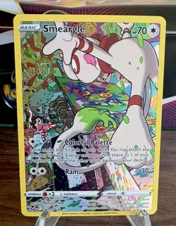 Pokemon TCG Smeargle TG10/TG30 Trainer Gallery Full Art SWSH Silver Tempest - Image 1