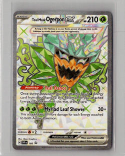 Teal Mask Ogerpon ex SVP166 - Pokemon Scarlet & Violet Promo Ultra Rare Holo NM - Image 1