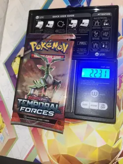 Heavy! 22.31g Pokemon Sealed Temporal Forces Booster Pack - Image 1