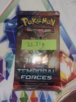 Heavy! 22.31g Pokemon Sealed Temporal Forces Booster Pack - Image 2