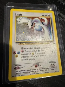 Pokemon Lugia 9/111 Neo Genesis Holo Rare 90 HP Card 2000 The Pokemon Company - Image 2