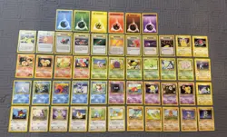 Pokemon 50 Card Lot 1999 WOTC Different Cards Lots Of 1st Edition Or Uncommon - Image 1