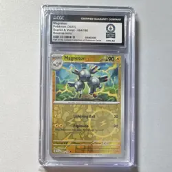 Pokemon Magneton Scarlet & Violet 064/198 Reverse CGC World Record 1 of 1 2023 - Image 1
