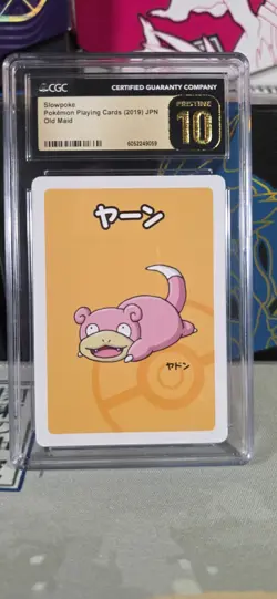 2019 Pokemon Japanese Slowpoke Old Maid CGC PRISTINE 10 - Image 1