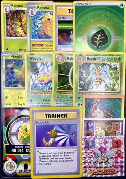 13x Pokemon Cards Weedle Beedrill Kakuna Lot - XY Holo Rare Vintage Bandai TCG - Image 1