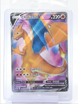 CHARIZARD V 2020 POKEMON CHAMPIONS PATH BLACK STAR PROMOS C #SWSH050 Q0405 - Image 1