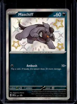 2023-25 Pokemon SV Black Star Promos Maschiff VAR #071b - Image 1