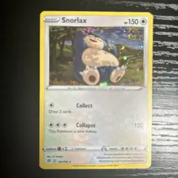 Pokemon TCG Snorlax 141/192 Cosmos Holo and Non-Holo Rare Promo Rebel Clash - Image 1