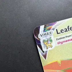 Pokemon TCG Leafeon VMAX (Secret) 204/203 SWSH07: Evolving Skies Holo NM/M - Image 2