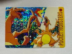 Charizard & Arcanine Vintage Pocket Monsters Vending HOLO 1999 - Image 1