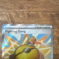 Pokemon Fighting Gong Full Art Holo Ultra Rare Trainer-Item Me01 168/132 - Image 5