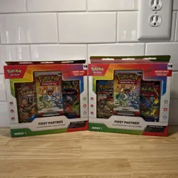 Lot Of 2 ✅ Pokemon TCG First Partner Illustration Collection Series 1 New Sealed - Image 1