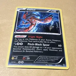 Pokemon Yveltal Blister Exclusives 094/162 Cosmos Holo Basic 130 HP English - Image 3