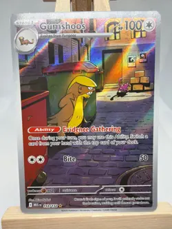 Pokemon TCG - Mega Evolution - Gumshoos - 153/132 - Illustration Rare - NM - Image 1