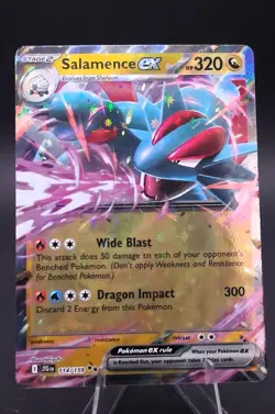 Salamence ex 114/159 Scarlet & Violet Journey Together Double Rare Pokemon NM - Image 1