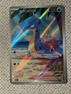 Pokemon TCG Misty's Lapras Sv10 Destined Rivals Holo 194/182 HP110 English - Image 1