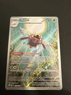 Ninjask 137/132 IR Illustration Rare Holo Pokemon 2025 Mega Evolution NM - Image 1