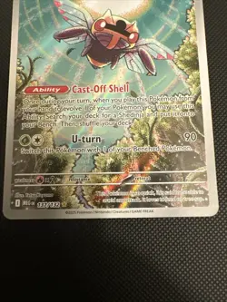 Ninjask 137/132 IR Illustration Rare Holo Pokemon 2025 Mega Evolution NM - Image 3