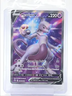 MEWTWO V 2022 POKEMON SEALED 151 ULTRA BLACK STAR PROMOS C #SWSH229 Q0405 - Image 1