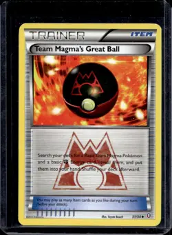2015 Pokemon XY Double Crisis Team Magma's Great Ball #31 - Image 1