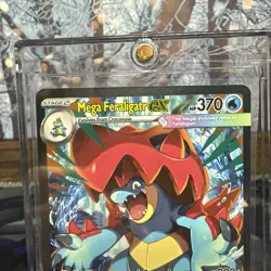 Mega Feraligatr ex 274/217 Me: Ascended Heroes Holo Pokemon - Image 3