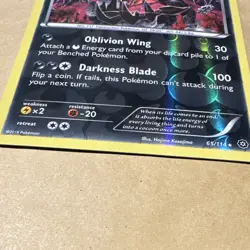 Pokemon Yveltal XY Steam Siege 65/114 Reverse Holo 130 HP 2016 English - Image 3