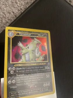 Pokemon TCG Tyranitar Neo Discovery Holo Near Mint - Image 5