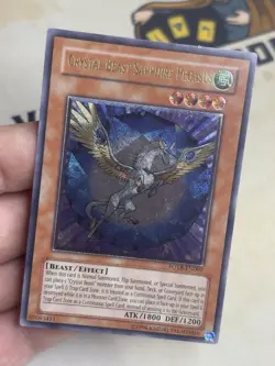 Crystal Beast Sapphire Pegasus FOTB-EN007 Ultimate Rare Unlimited YuGiOh LP EURO - Image 2