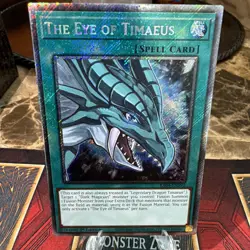 The Eye of Timaeus - (Platinum Secret Rare) RA04-EN192 - Yugioh NM - Image 1