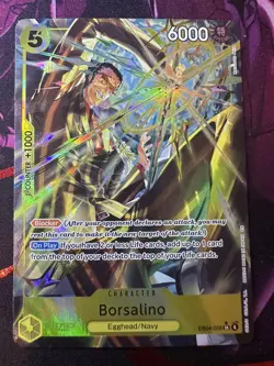 Borsalino Alt Art EB04-058 SR Adventure On Kami’s Island One Piece OP15 English - Image 1