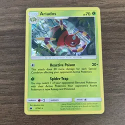 Ariados 6/168 - LP HOLO RARE SM Celestial Storm - 2018 Pokemon TCG Card - Image 1