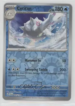 Cetitan Reverse Foil Pokemon SV01: Scarlet & Violet #060 - Image 1